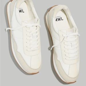 Madewell Brand New League Sneakers in Washed Nubuck